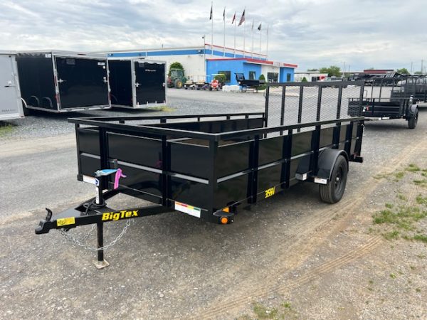 Big Tex 6 x 14 Landscape Utility Trailer – High Steel Sides - Image 4