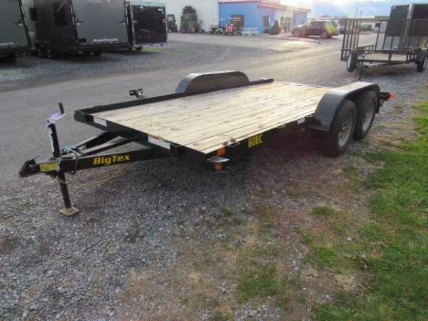 Big Tex 7 x 14 Economy Tandem Axle Car Hauler – Slide Out Ramps - Image 4