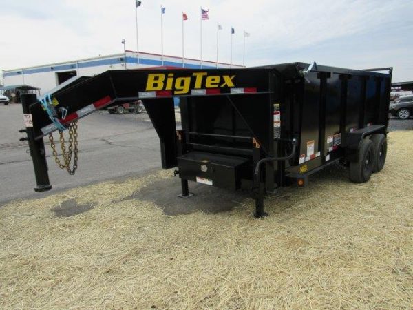 Big Tex 7 x 14 Gooseneck Dump Trailer – Solid High Sides - Image 9
