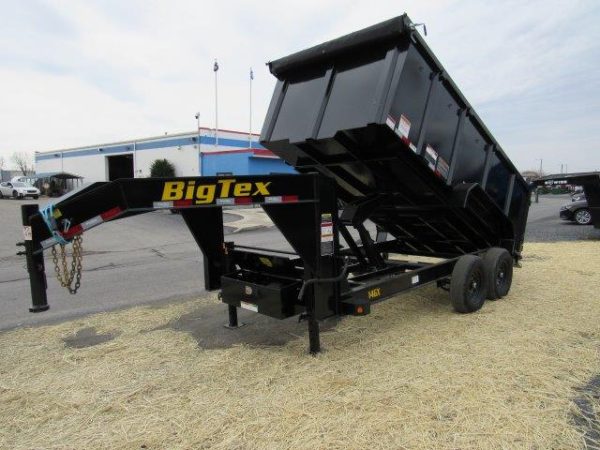 Big Tex 7 x 14 Gooseneck Dump Trailer – Solid High Sides - Image 4