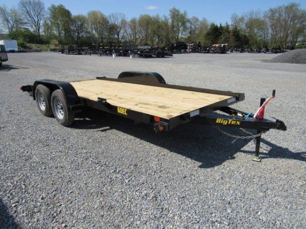 Big Tex 7 x 16 Economy Tandem Axle Car Hauler – Slide Out Ramps