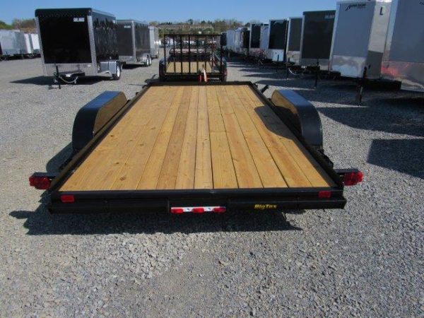 Big Tex 7 x 16 Economy Tandem Axle Car Hauler – Slide Out Ramps - Image 3