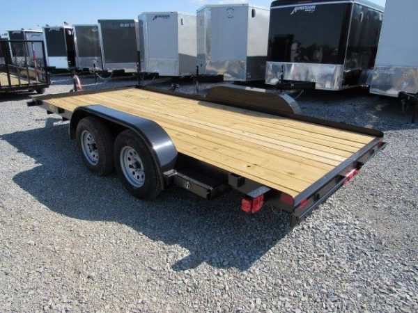Big Tex 7 x 16 Economy Tandem Axle Car Hauler – Slide Out Ramps - Image 7
