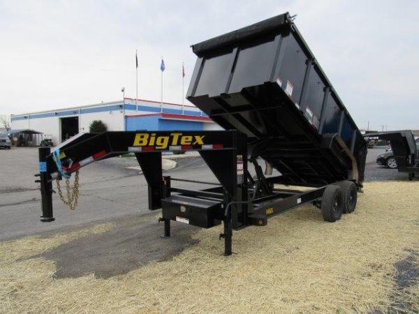 Big Tex 7 x 16 Gooseneck Dump Trailer – Solid High Sides - Image 4
