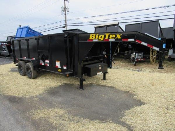 Big Tex 7 x 16 Gooseneck Dump Trailer – Solid High Sides - Image 9