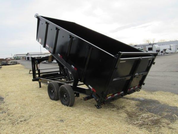 Big Tex 7 x 16 Gooseneck Dump Trailer – Solid High Sides - Image 7