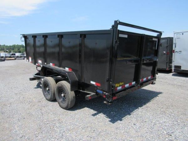 Big Tex 7 x 16 Low Profile Dump Trailer – 4′ Solid Steel Sides - Image 7
