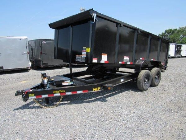 Big Tex 7 x 16 Low Profile Dump Trailer – 4′ Solid Steel Sides - Image 4