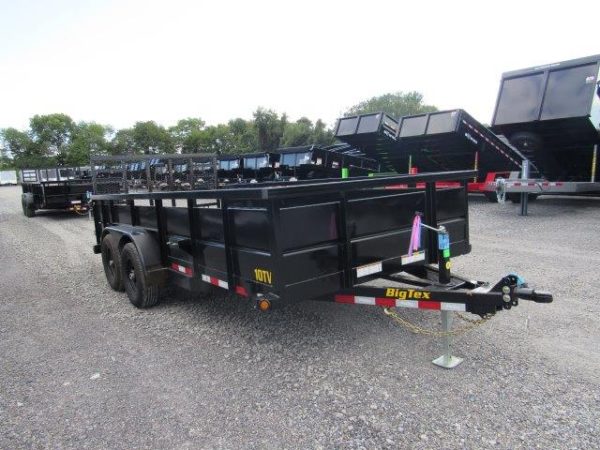 Big Tex 7 x 16 Landscape Utility Trailer – Solid Steel Sides