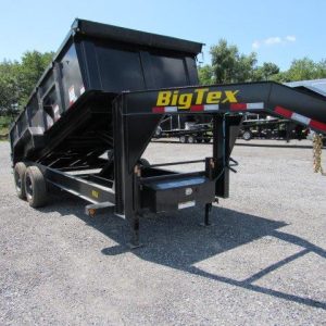 Big Tex 7 x 16 Gooseneck Dump Trailer – 10K Axles
