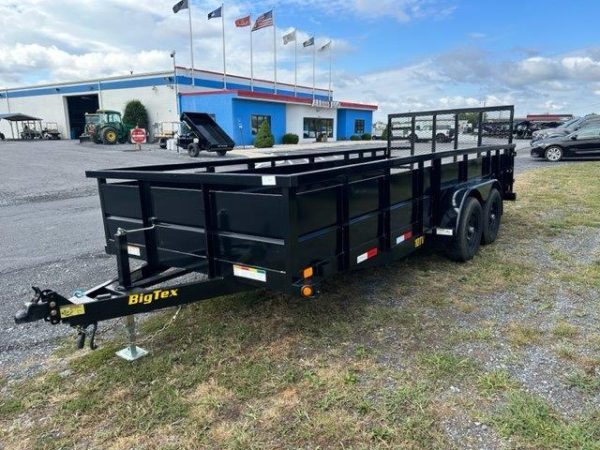 Big Tex 7 x 18 Landscape Utility Trailer – Solid Steel Sides - Image 4