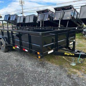 Big Tex 7 x 18 Landscape Utility Trailer – Solid Steel Sides