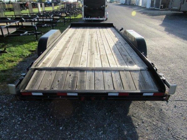 Big Tex 83″ x 18′ Wood Deck Open Car Trailer – 10K GVW - Image 3