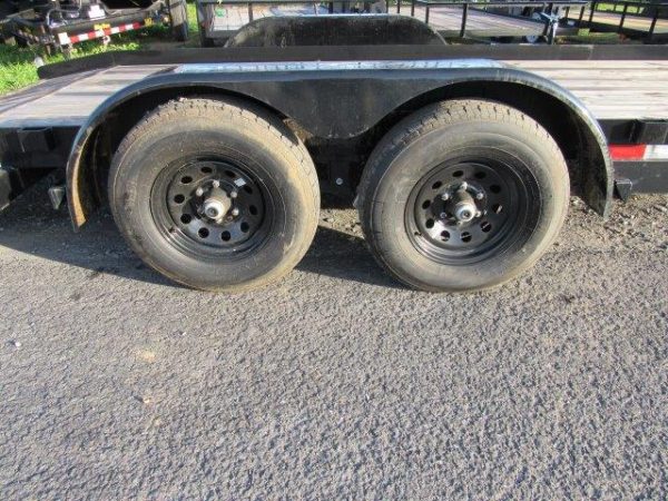 Big Tex 83″ x 18′ Wood Deck Open Car Trailer – 10K GVW - Image 8