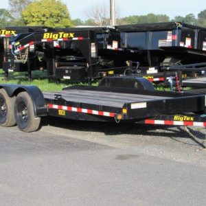 Big Tex 83″ x 18′ Wood Deck Open Car Trailer – 10K GVW