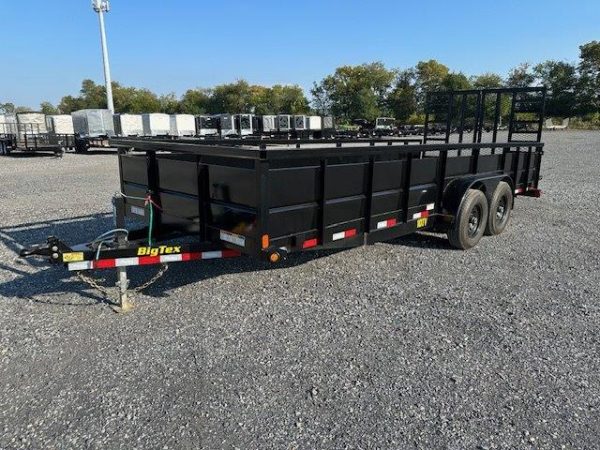 Big Tex 7 x 20 Landscape Utility Trailer – Solid Steel Sides - Image 4