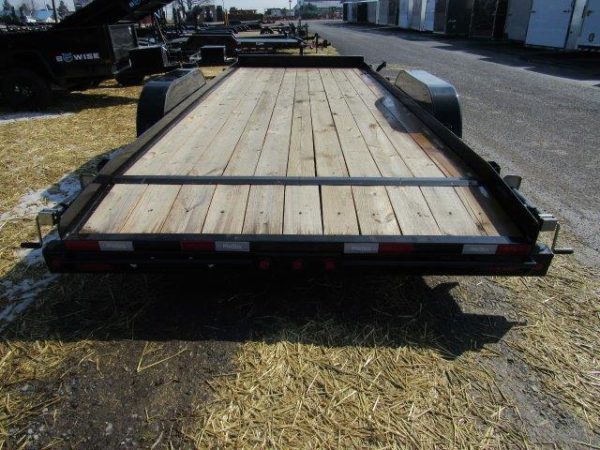 Big Tex 83″ x 20′ Wood Deck Open Car Trailer – 10K GVW - Image 3