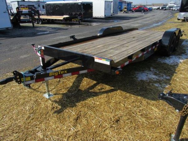 Big Tex 83″ x 20′ Wood Deck Open Car Trailer – 10K GVW - Image 4