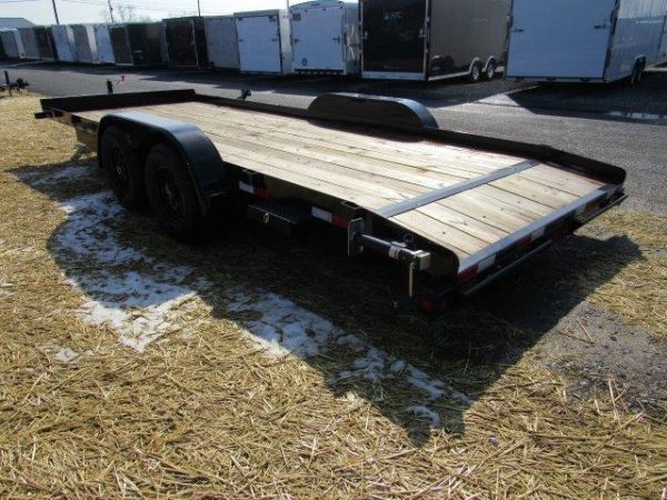 Big Tex 83″ x 20′ Wood Deck Open Car Trailer – 10K GVW - Image 5