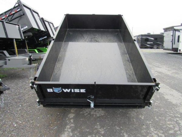 BWise 6 x 10 Low Profile Dump Trailer – Combo Gate & Ladder Ramps - Image 3