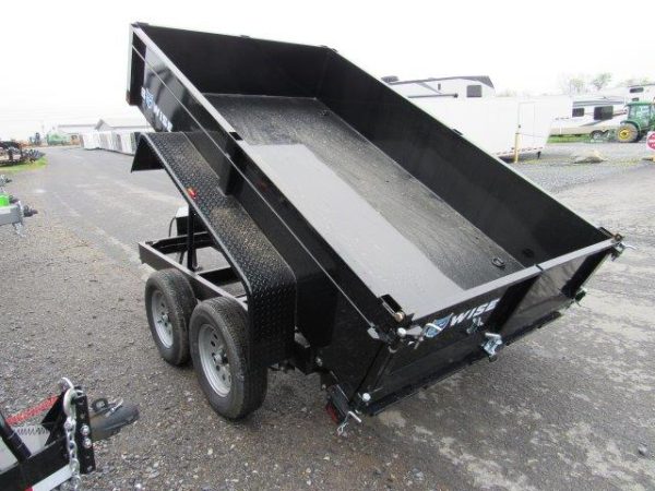 BWise 6 x 10 Low Profile Dump Trailer – Combo Gate & Ladder Ramps - Image 5