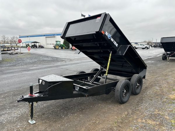 BWise 5 x 10 Low Profile Dump Trailer – Spreader Gate - Image 4