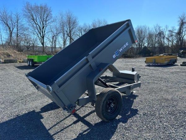 BWise 5 x 8 Low Profile Dump Trailer – Spreader Gate - Image 7