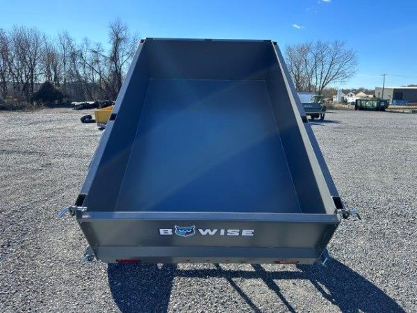 BWise 5 x 8 Low Profile Dump Trailer – Spreader Gate - Image 3