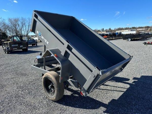 BWise 5 x 8 Low Profile Dump Trailer – Spreader Gate - Image 5