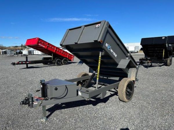 BWise 5 x 8 Low Profile Dump Trailer – Spreader Gate - Image 4