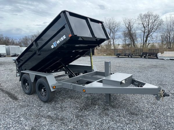 BWise 6 x 10 Low Profile Dump Trailer – Hydraulic Jack - Image 4