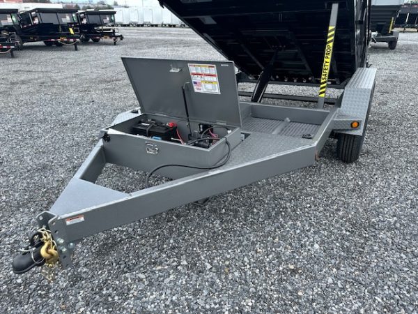 BWise 6 x 10 Low Profile Dump Trailer – Hydraulic Jack - Image 6