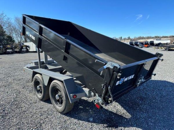 BWise 6 x 12 Low Profile Dump Trailer – Aluminum Wheels - Image 5