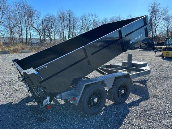 BWise 6 x 12 Low Profile Dump Trailer – Aluminum Wheels - Image 6