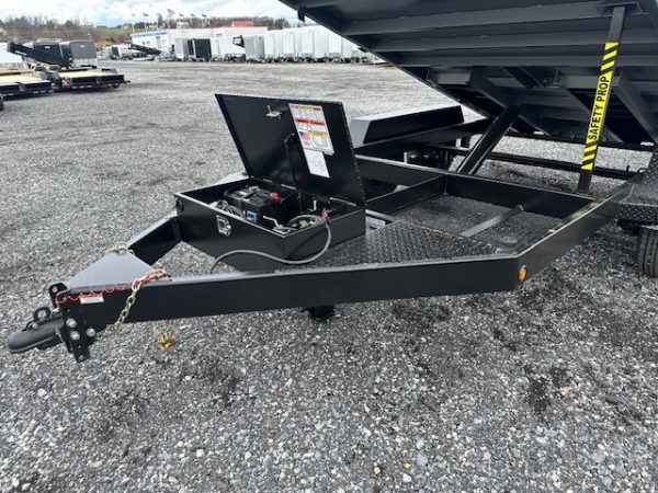 BWise 7 x 12 Low Profile Dump Trailer – Hydraulic Jack - Image 6
