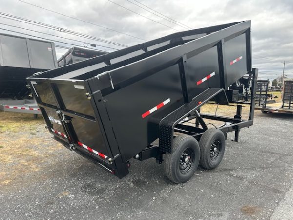 BWise 7 x 14 Gooseneck Dump Trailer – High Sides - Image 5