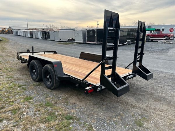 BWise 7 x 16 Low Profile Equipment Trailer – Ladder Ramps - Image 5