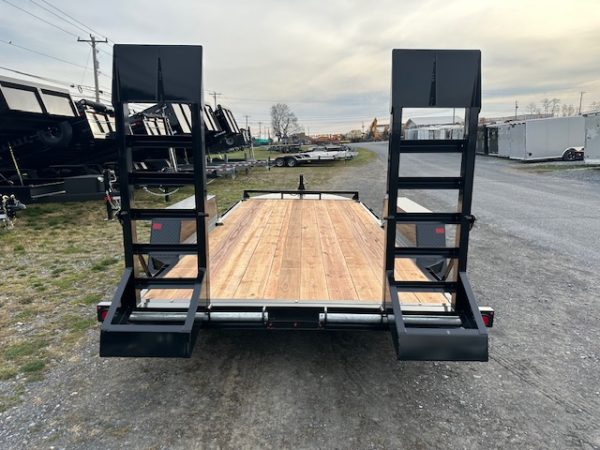 BWise 7 x 16 Low Profile Equipment Trailer – Ladder Ramps - Image 3