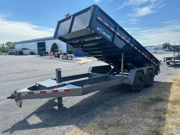 BWise 7 x 16 Heavy Duty Dump Trailer – Scissor Lift - Image 4