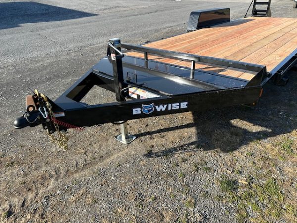 BWise 7 x 18 Low Profile Equipment Trailer – Ladder Ramps - Image 6