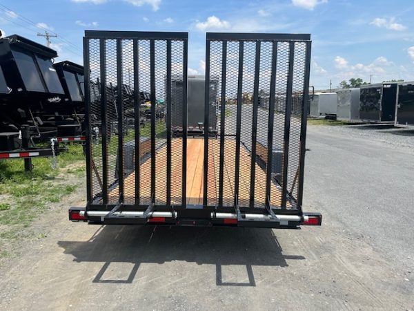 BWise 7 x 20 Heavy Duty Equipment Trailer – Landscape Gate - Image 3