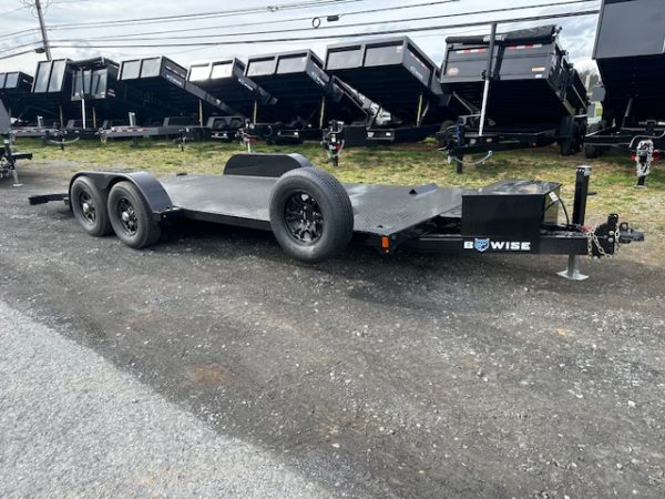 BWise 7 x 20 Power Tilt Car Trailer – Full Steel Deck - Image 4