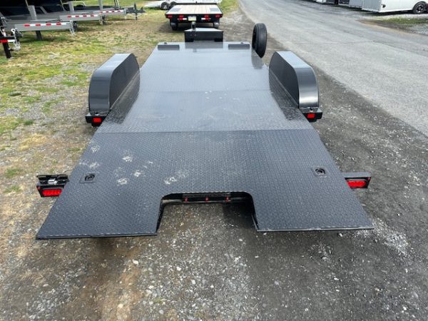 BWise 7 x 20 Power Tilt Car Trailer – Full Steel Deck - Image 3