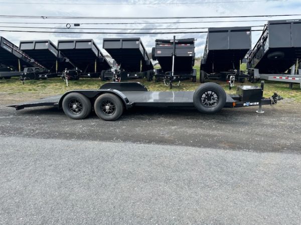 BWise 7 x 20 Power Tilt Car Trailer – Full Steel Deck - Image 6