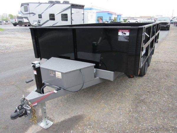 BWise 7 x 12 Deckover Dump Trailer – Fold Down Sides - Image 12