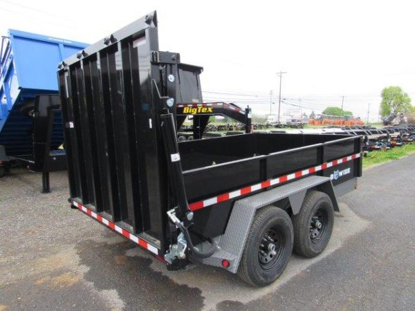 BWise 7 x 12 Low Profile Dump Trailer – Hydraulic Ramp Gate - Image 7