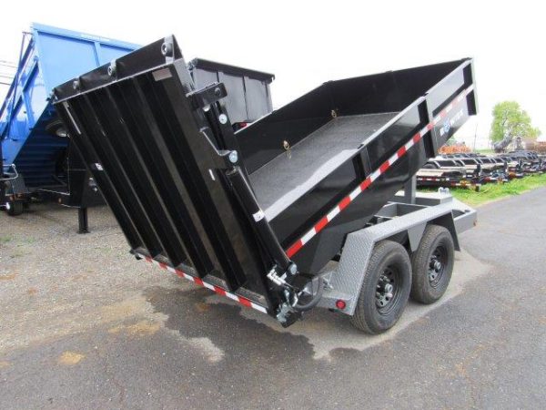BWise 7 x 12 Low Profile Dump Trailer – Hydraulic Ramp Gate - Image 11