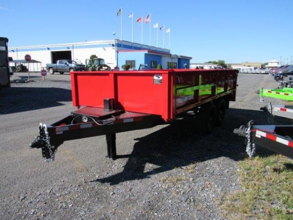 BWise 7 x 14 Deckover Dump Trailer – Fold Down Sides - Image 9