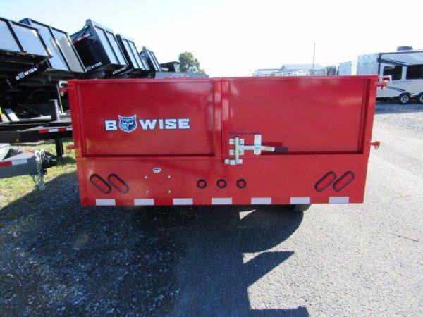 BWise 7 x 14 Deckover Dump Trailer – Fold Down Sides - Image 8