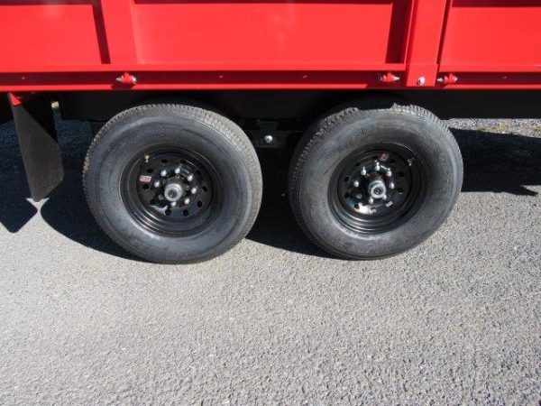 BWise 7 x 14 Deckover Dump Trailer – Fold Down Sides - Image 10